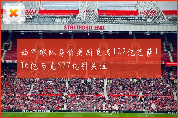 西甲球队身价更新皇马122亿巴萨116亿马竞577亿引关注